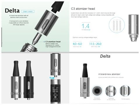 Informal review of the Delta 23 clearomizer from Joyetech